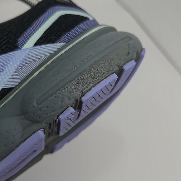 Brooks Ghost 15 Black Lilac Womens 6.5 Medium B Running Shoes 1203801B011 - Picture 11 of 12